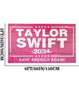 Taylor Swift 2024 3x5 Ft Banner Flag Wall Hanging Presidential Election ... - £11.30 GBP