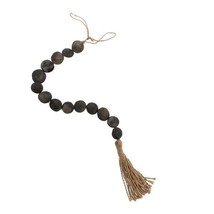 NWT Burnt Terracotta Decor Beads BLACK INDIABA 25&quot; - £17.81 GBP