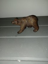 1997 Safari Ltd 4&quot; Black Grizzly Bear Educational Toy Pvc Figure Wild Animal - $4.75