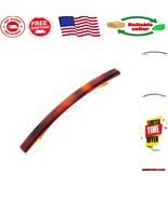 Timeless Tortoise Barrette with Gold-Plated Clasp - Perfect for Everyday... - $67.13 CAD