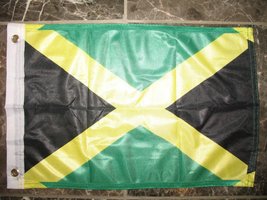 12x18 Jamaica Jamaican rough tex knitted boat flag 12&#39;&#39;x18&#39;&#39; banner - $6.00