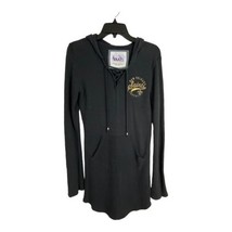 Touch Womens Dress Adult Size Small S Gray Gold NOLA Saints Football Long Sleeve - £18.95 GBP