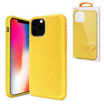 Reiko Apple Iphone 11 Pro Max Wheat Bran Material Silicone Phone Case In Yellow - £6.37 GBP
