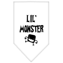 Lil Monster Screen Print Bandana White Small - £9.26 GBP