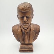 Vintage 1968 Girolami Bronze Colored President JFK John Kennedy Bust Statue - £98.62 GBP