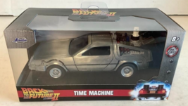 NEW Jada Toys 30541 Back to the Future 2 TIME MACHINE 1:32 DieCast Metal Vehicle - £11.21 GBP