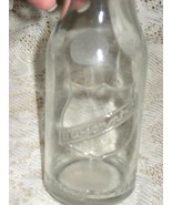 Milk Bottle-Mojonnier Bros Dairy-Clear Glass- Half Pint- Chicago - £7.87 GBP