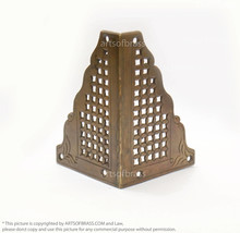 Retro Solid Brass Decorative Western Trunk Table Corner Protector Guard ... - £46.25 GBP