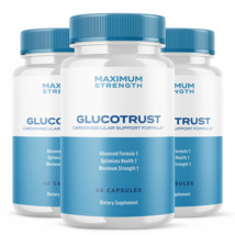 (3 Pack) Glucotrust, Glucotrust Blood Sugar Support Supplement (180 Capsules) - £55.93 GBP