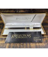 Vintage Reflections Black Ink Monogramed 400 K Ball Point Pen w/ Gift Boxed - $12.38