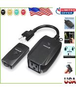 Heavy-Duty Weather Resistant Remote Outdoor Outlet Switch with Battery I... - $34.53 CAD