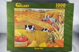 The Gallery Midwest Fall Byron Gin Jigsaw Puzzle 1000 Piece Cows Farm Au... - £12.47 GBP