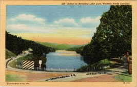 Postcard Scene On Beautiful Lake Lure, Western North Carolina  - £3.09 GBP