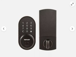 Defiant Square Aged Bronze Smart Wi-Fi Deadbolt Powered By Hubspace New Open Box - £52.85 GBP
