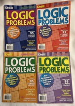 Lot of (4) Dell Logic Problems Full Size Puzzle Books Jumbo Issue! 2020 2021 - £27.90 GBP