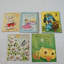 Lot Of (5) Used Vintage Birthday Cards - £17.44 GBP