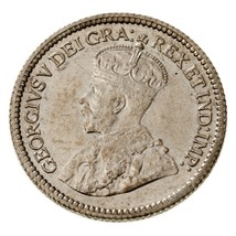 Moneda De Plata De 5 Centavos De Canadá De 1912 En Condición UNC, KM 22 - $88.11