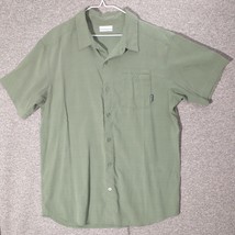 Columbia Shirt Mens Fishing Golf Hiking Large Button Up Shirt - $12.86