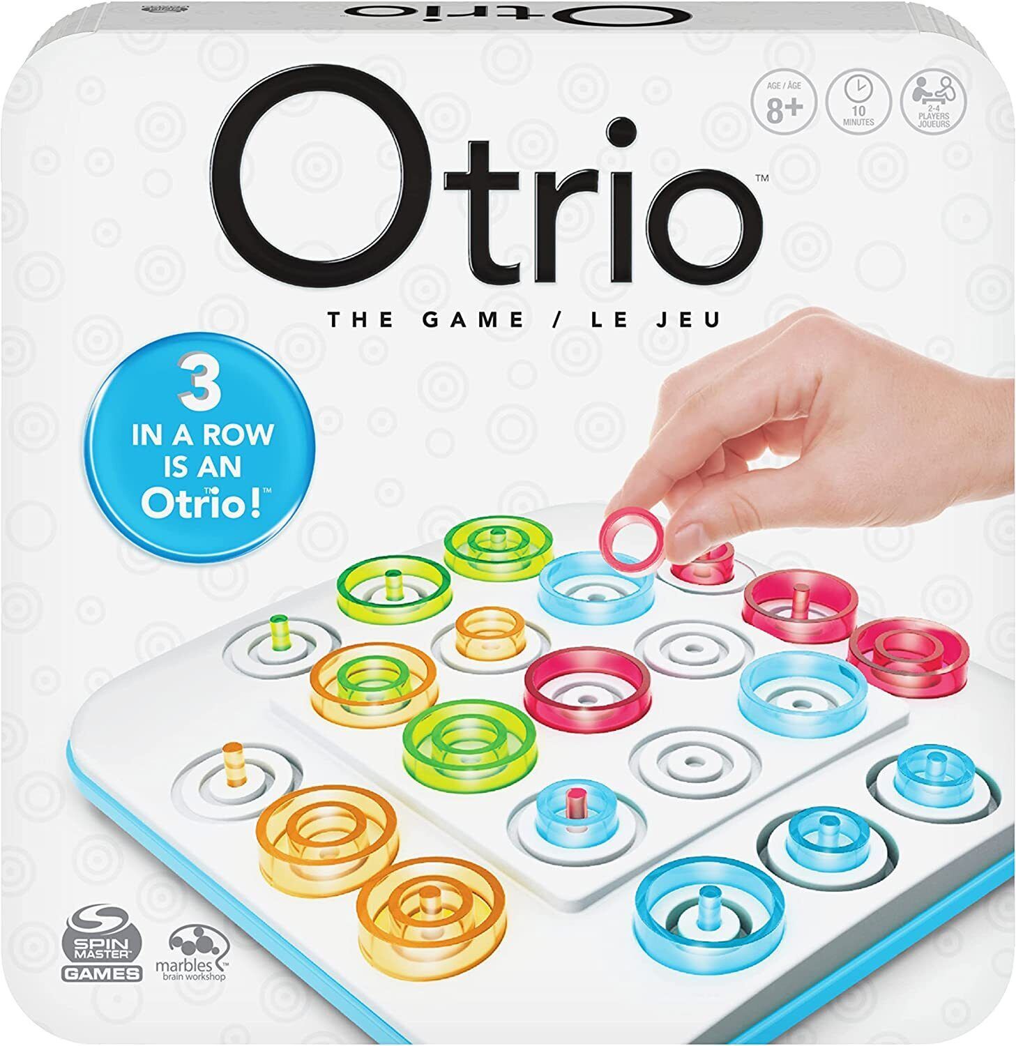 Primary image for Otrio Strategy-Based Board Game, for Adults, Families, and Kids Ages 8 and Up