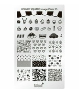 Konad Stamping Nail Art Square Image Plate No.25 Sweets - $10.86 CAD