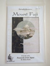 Quilt Pattern Mount Fuji Postcards From Japan #2 In Series Story Quilts. Com - £8.25 GBP