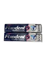Lot Of 2 Fixodent Professional Denture Adhesive Cream 1.8 Oz New - $13.88