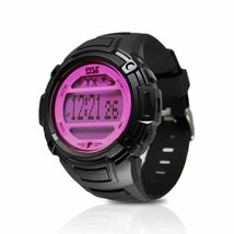 NEW Pyle PAST44PN Unisex Digital Multifunction Sports Watch Steps/Calories PINK - £14.28 GBP