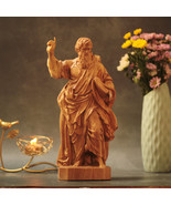 7.9 Inches St. Paul Statue Wooden Statue Religious Catholic Statue Home ... - $79.90