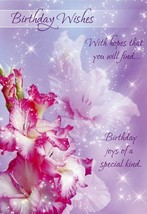 Birthday Wishes  - General Birthday Greeting Card - 01266-1 - $2.77