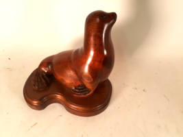 Beautiful Vintage Carved Wooden Seal, Charming and Loveable! 11&quot; Tall - £50.42 GBP