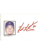 Matt Mantei Autographed 3x5 Index Card Baseball Signed - $9.41