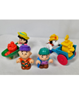 Vintage Peanuts 1989 Mcdonalds Toy Lot Wheelbarrow Linus Snoopy Charlie ... - $7.95