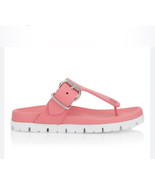 Prada Salmon Fussbett Thong Buckle Sandal Sz 38 - $296.01
