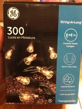 GE String•A•Long 300 Clear-Color Miniature Lights NEW!!! Ships N 24h - £16.81 GBP