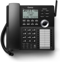 Black Ooma Dp1-T Wireless Business Desk Phone, Works With Ooma Telo Voip... - $116.96