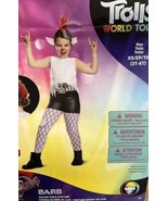 Dreamworks Trolls World Tour Rocker Barb Toddler Sz 3T-4T Halloween Cost... - £19.44 GBP