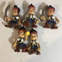 Jake And The Never land Pirates Figures Lot Of 5 Toys  T6 - £12.72 GBP
