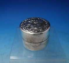 Levi and Salaman English Estate Sterling Silver Box Winged Cherubs Insert #6069 - $385.11