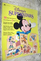 Disney&#39;s Superstars- Big Golden Book/Posters/Book Covers-1989 - $8.00