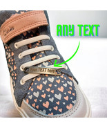 Personalized Shoe Tags Custom Shoelace Buckles Stainless Steel Tags Cust... - $13.02 CAD