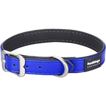 Elegant Vegan Leather Collar (Blue) - 36cm (20mm) - £19.74 GBP