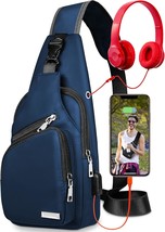 Waterproof Sling Bag Crossbody Backpack For Men Women Sling Backpack Hiking - $31.94