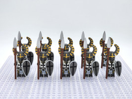 10pcs Crusades Teutonic Knights Heavy Armor Minifigures Accessories - £19.65 GBP