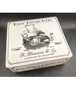 &quot;EAST INDIA &amp; COMPANY LTD&quot; Ceramic Porcelain Cigar Humidor Trinket Box, ... - $757.14 MXN