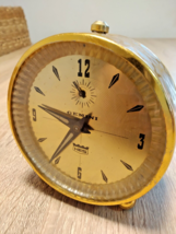 Vintage HES Gemini Table Clock Collectible Vintage Alarm Clock - £42.84 GBP