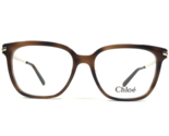 Chloe Eyeglasses Frames CE2707 232 Brown Tortoise Gold Square Full Rim 5... - £58.98 GBP