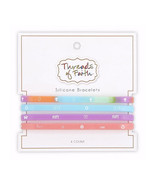 CB Gift Silicone Threads of Faith Bracelet Set-Cross Faith Hope Love - P... - €23,11 EUR