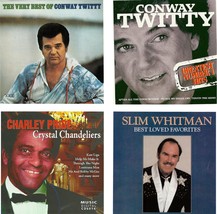 Lot of 4 CDs Conway Twitty Charley Pride Slim Whitman - No Cases - £2.35 GBP