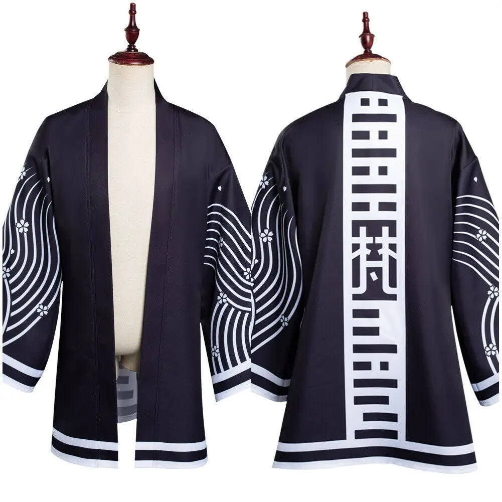  Tokyo Revengers Cosplay Cloak Hanagaki Takemichi Ken Ryuguji Haori Kimono Coat  - £90.96 GBP