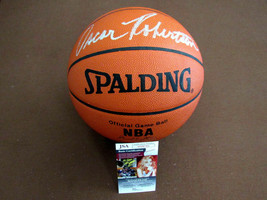 Oscar Robertson 64 Mvp Milwaukee Bucks Hof Signed Auto Nba Game Basketball Jsa - £395.59 GBP